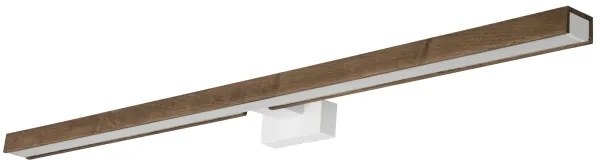 Brilagi-Illuminazione a LED per specchi da bagno WOODY MIRROR LED/15W/230V IP44 quercia/bianco