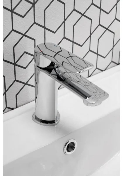 KFA Armatura 4422-815-00 - Rubinetto del lavandino + scarico AGAT 15,2 cm cromo lucido