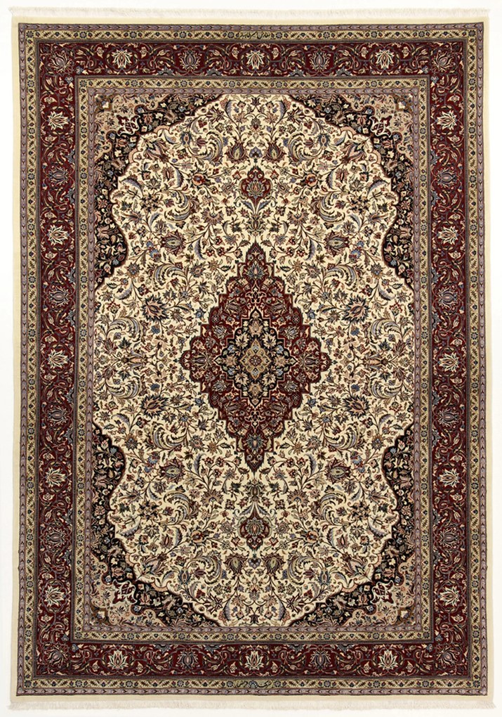 Isfahan Tappeto 250x170 (Iran) Annodato A Mano