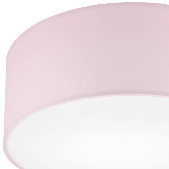 Plafoniera SIRJA PASTEL 1xE27/60W/230V diametro 35 cm rosa