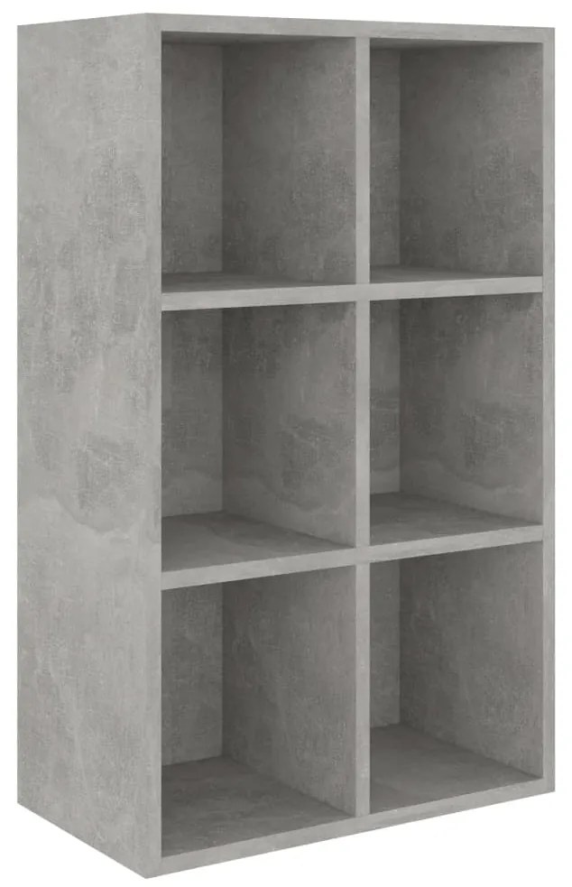 Libreria/Credenza Grigio Cemento 66x30x98 cm Legno Multistrato