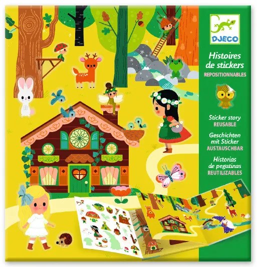 Adesivi con una storia - foresta magica