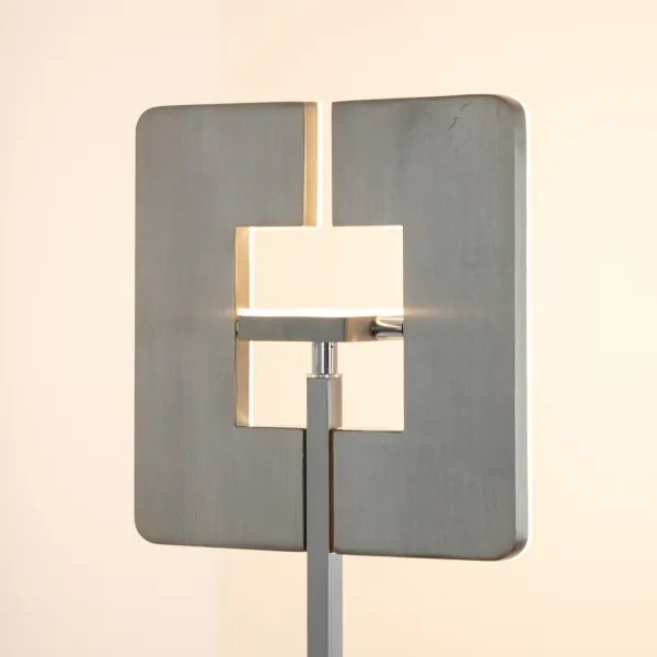 Eglo 33182 -Lampada da terra dimmerabile a LED SOLANO 1xLED/26W/230V+1xLED/3,2W cromo