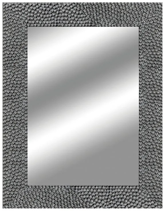 Specchio ZOE rettangolare in legno acciaio 88 x 68 cm