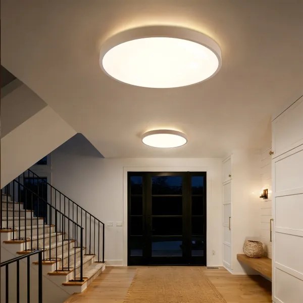 Brilagi - Lampada dimmerabile GLASS POOL DOUBLE LED/80W/230V 60 cm beige + telecomando