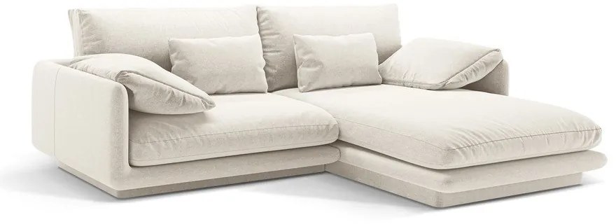 Divano angolare bianco (angolo destro) Torino - Micadoni Home