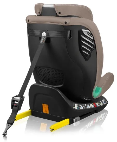 Lionelo - Seggiolino auto girevole con base BASTIAAN ONE i-Size 40-150 cm Beige sabbia