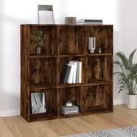 Libreria Rovere Fumo 98x30x98 cm 815450