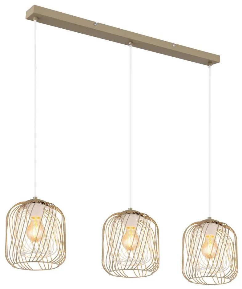 Globo 15965-3H - Lampadario a sospensione con cavo DICHTI 3xE27/40W/230V