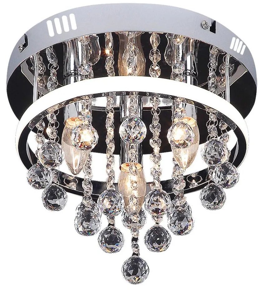 Rabalux 2236 - Plafoniera in cristallo PALLAS LED/20W/230V + 3xE14/40W