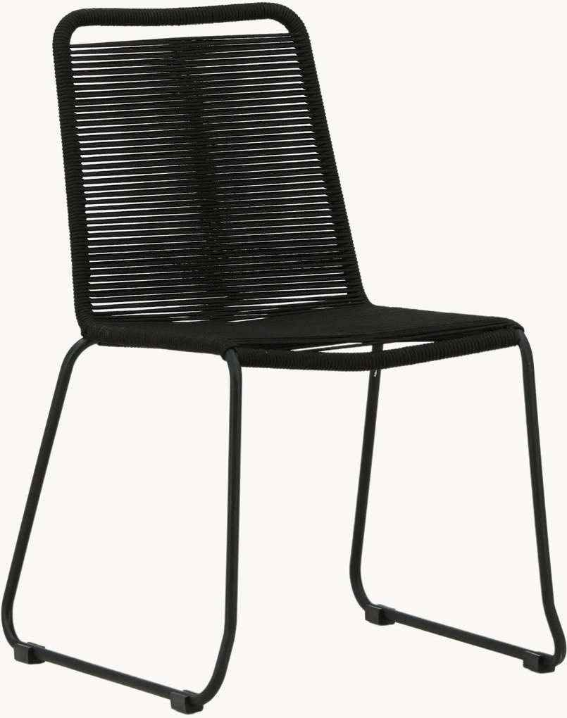 Set di 2 sedie da pranzo da giardino impilabili Lindos