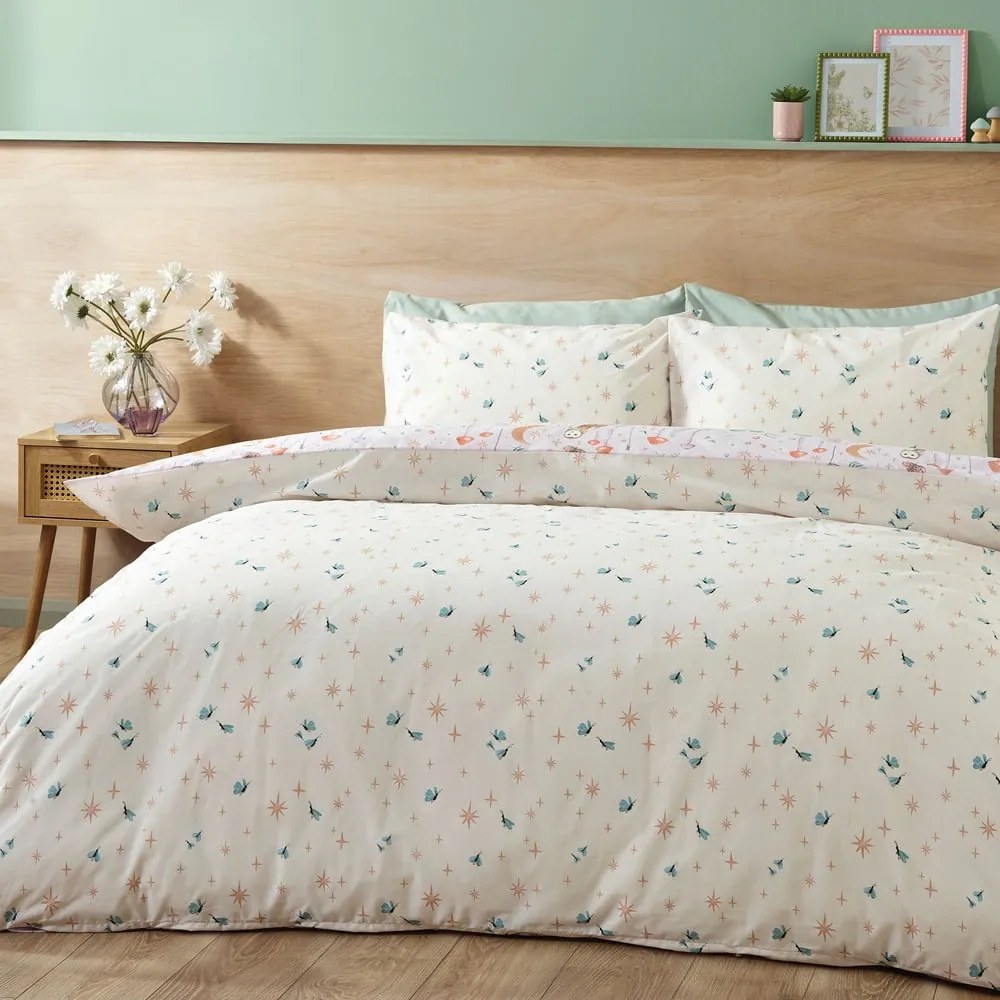 Set copripiumino e federa lavanda per letto matrimoniale e per letto esteso 230x220 cm Enchanted Twilight Animals – Catherine Lansfield
