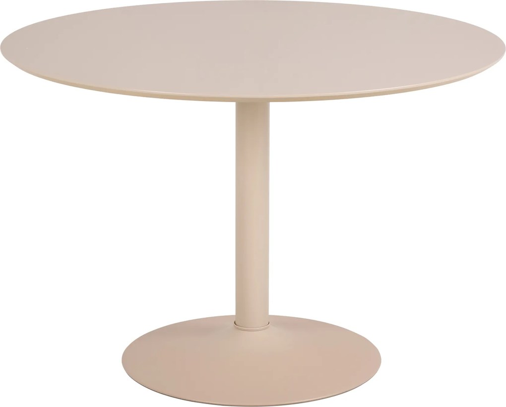 KORFU Beige (Cashmere) - TAVOLO ROTONDO 110 cm PER CUCINA SALA DA PRANZO SOGGIORNO