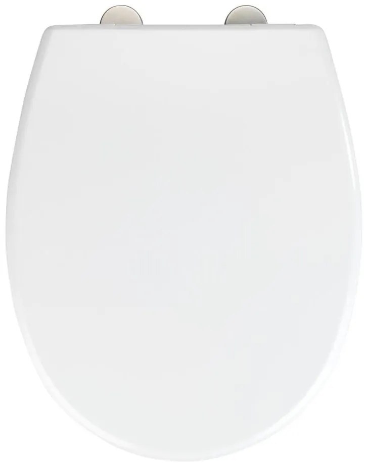 WENKO 24571100-WC sedile per WC VORNO NEO 46x37 cm bianco/argento