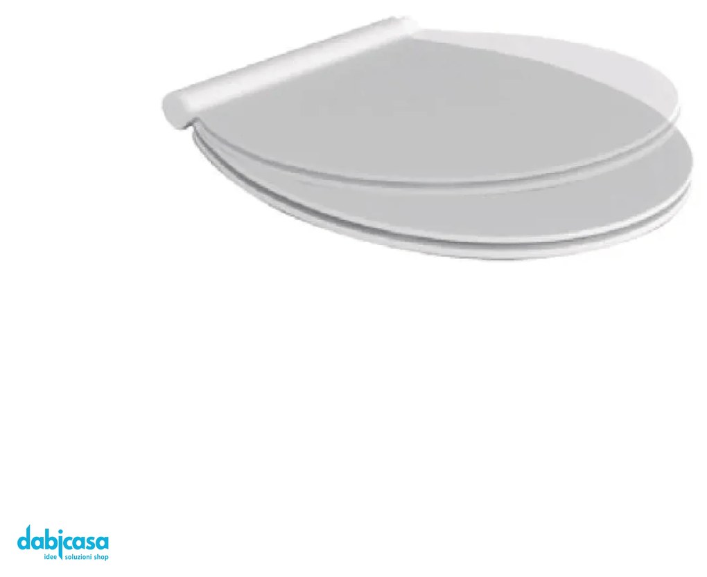 Azzurra Ceramica "Fast" Copriwater Frizionato Soft-Close Bianco Lucido