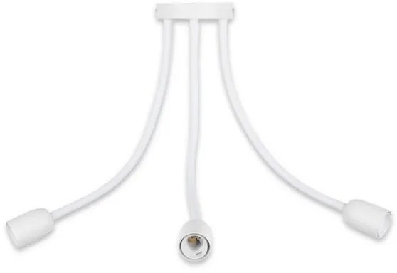 Top Light Galileo 3 B - Lampadario a sospensione con supporto rigido 3xE27/40W/230V bianco