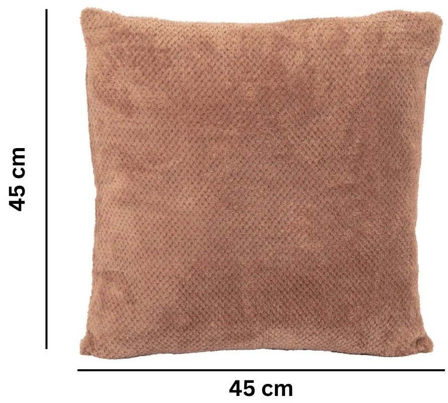 Cuscino decorativo in micropile 45x45 cm Pippa – Tiseco Home Studio