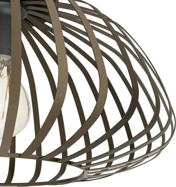 Eglo 901096 - Plafoniera ESPINAL 1xE27/40W/230V Ø 38,5 cm bronzo