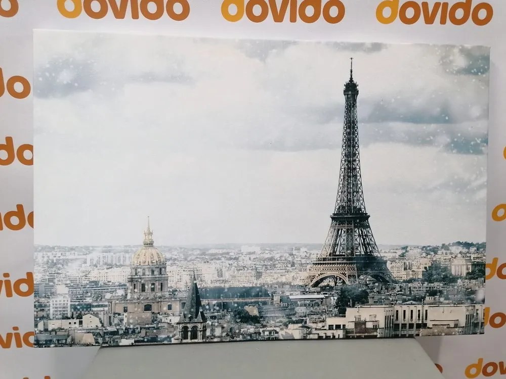 Quadro su tela – Parigi in inverno