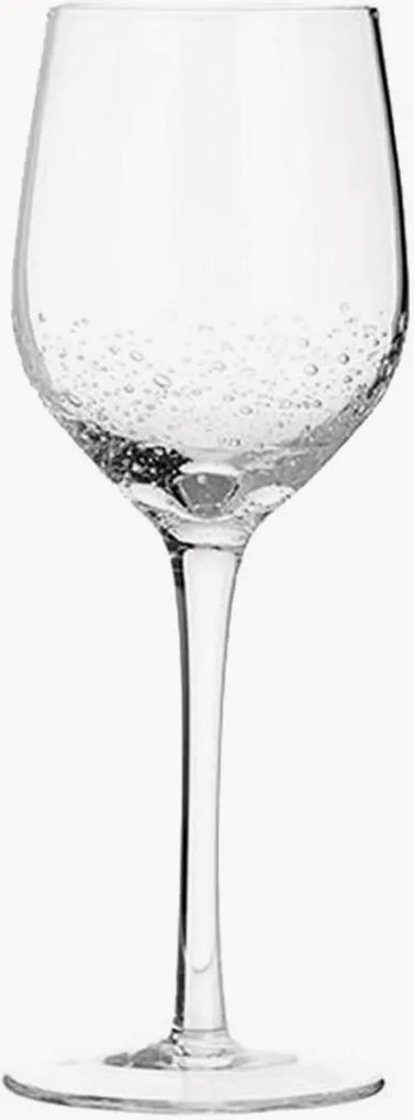 Calice da vino bianco in vetro soffiato Bubble