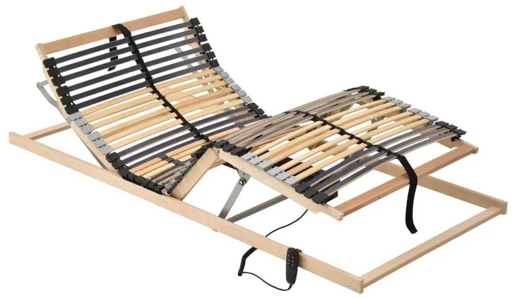 Letto Con Telaio A Doghe Elettrico 42 Doghe 7 Zone 90x200 Cm /