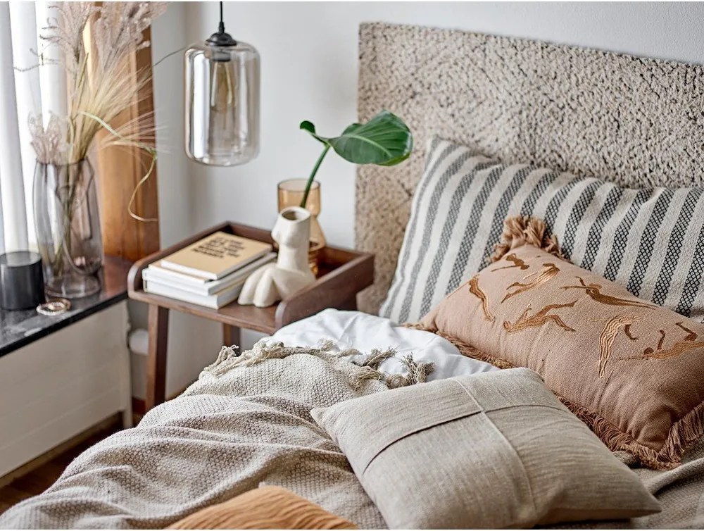 Passatoia color crema in misto cotone 75x245 cm Saxo – Bloomingville