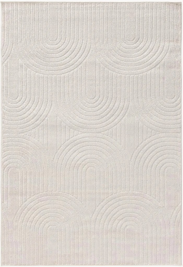 Tappeto da interno-esterno con motivo in rilievo Mars