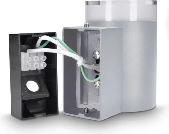 Brilagi - Applique da esterno LED RGBW MATERA 1xGU10/6W/230V grigio IP54