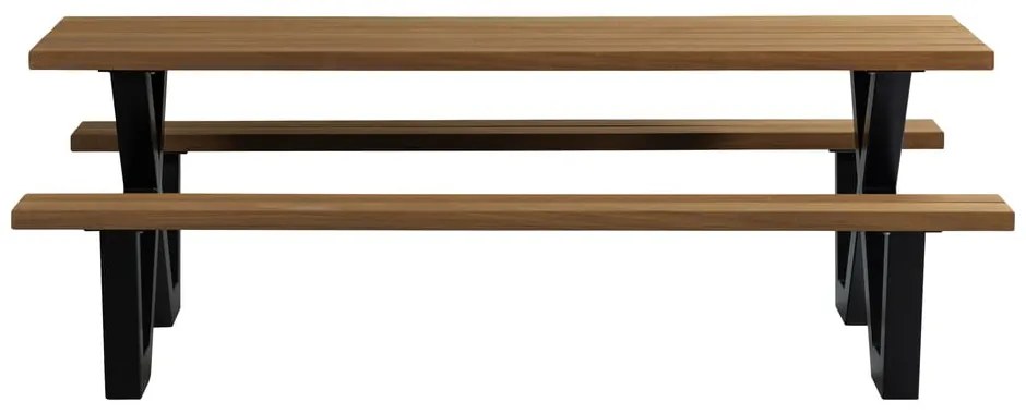 Tavolo da pranzo da giardino con panche , 206 x 145 cm Tablo - WOOOD