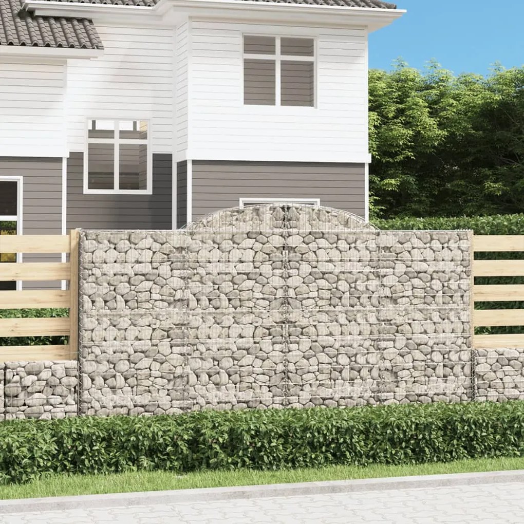 Cesti Gabbioni Ad Arco 4 Pz 300x50x160/180 Cm Ferro Zincato /