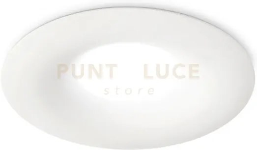 Gfa170-  faretto da incasso tondo d.9,8cm 1 luce attacco gu10 bianc...