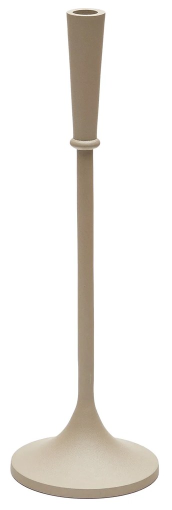 Kave Home - Portacandele Rupit in alluminio beige