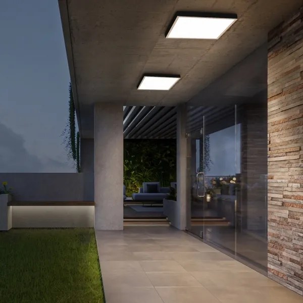 Brilagi -Plafoniera LED da bagno FRAME LED/50W/230V 60x60 cm IP44 beige