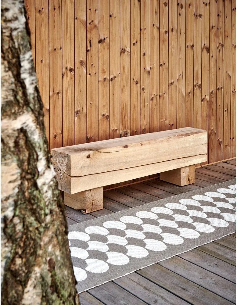 Passatoia da interno/esterno beige/color crema 70x150 cm Poppy Potato – Pappelina