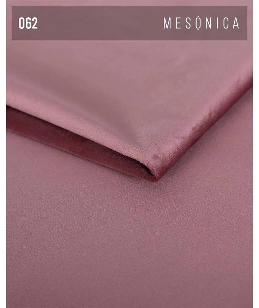Poltrona in velluto rosa Moilo - MESONICA