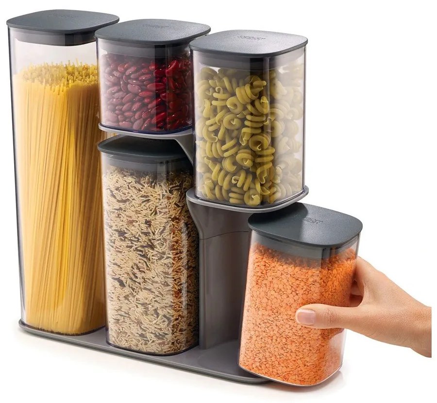 Vasetti per alimenti in set da 5 Podium - Joseph Joseph