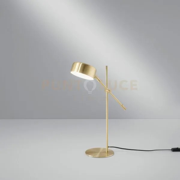 Lampada da tavolo eiffel orientabile oro 1 luce attacco e14 42x16x5...