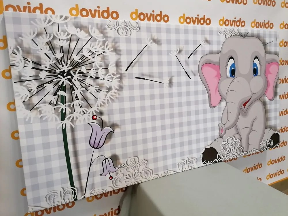 Stampa su tela – Piccolo elefante