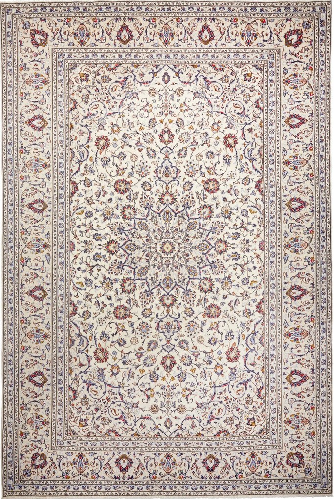 Kashan Tappeto persiano 250x360 Beige (Iran) Annodato A Mano