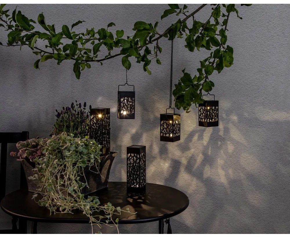 Set di 3 lanterne solari LED appese, altezza 11 cm Izola - Star Trading