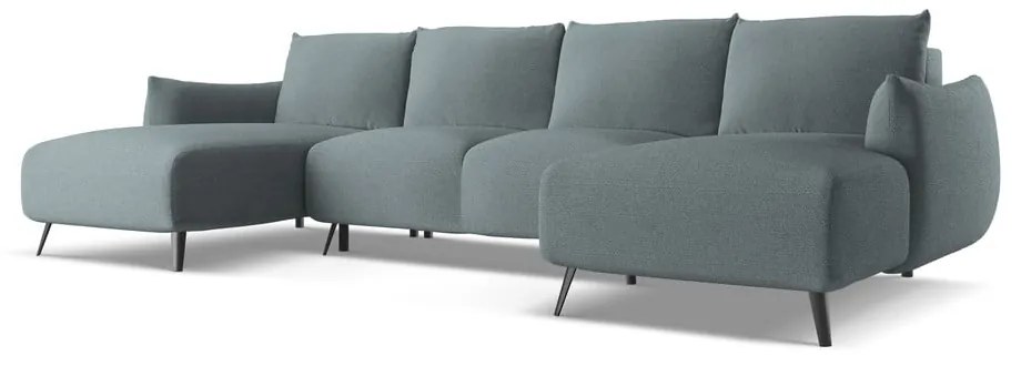 Divano angolare azzurro Malie – Makamii