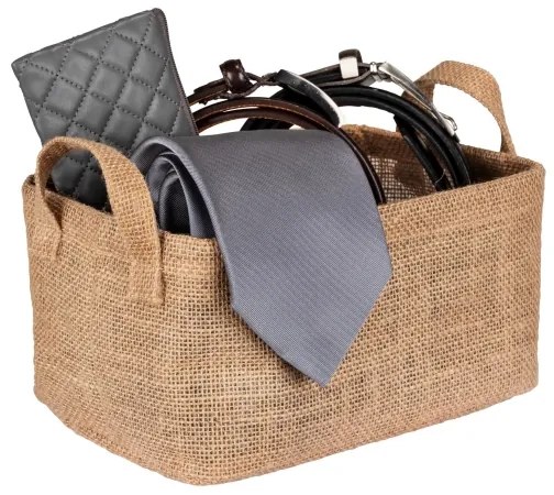 WENKO 64471100 - Cestino JUNA 24x17 cm marrone