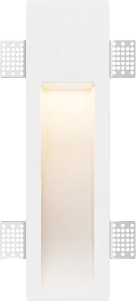 Applique da Incasso Segnapasso GU10 in Gesso Pitturabile SLIM