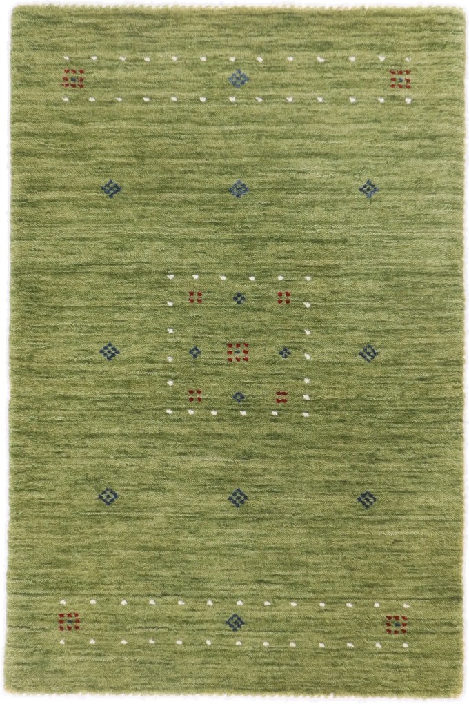 Tappeto 90 x 60 (Indian) Annodato A Mano