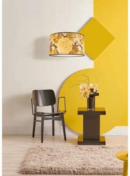Duolla - Lampadario a sospensione con filo CONSTANCE 1xE27/40W/230V diametro 45 cm giallo
