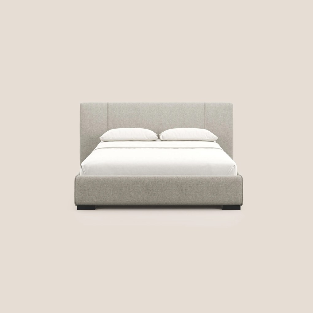 Omero letto imbottito contenitore sfoderabile in tessuto fiammato impermeabile T14