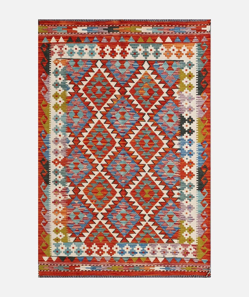Kilim Tappeto 100 x 150 (Pakistan) Tessuto A Mano