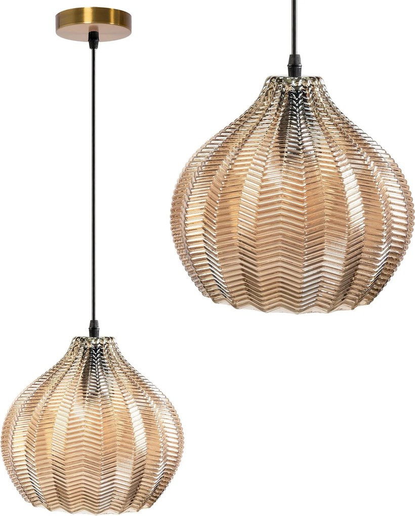 Lampada Da Soffitto Di Vetro Retro APP893-1CP