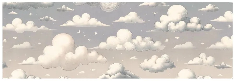 Quadro su tela – Cielo pieno di nuvole