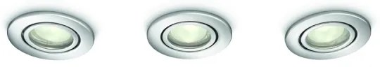 Philips 59902/11/PN - SET 3x Lampada da incasso per bagno ROOTS 3xGU10/35W